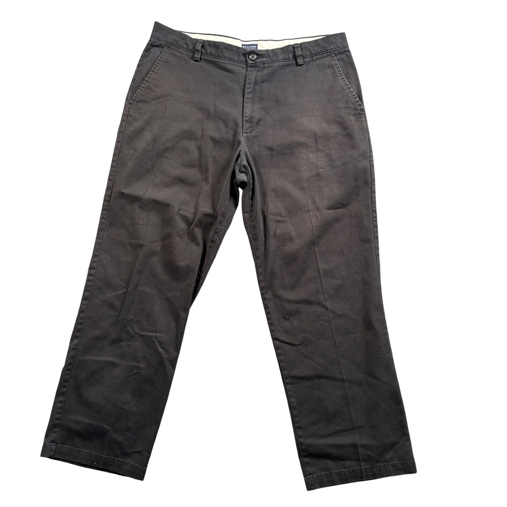 Dockers Men's Black Classic Fit Chino Pants 35x27.5 Old Money Preppy Career